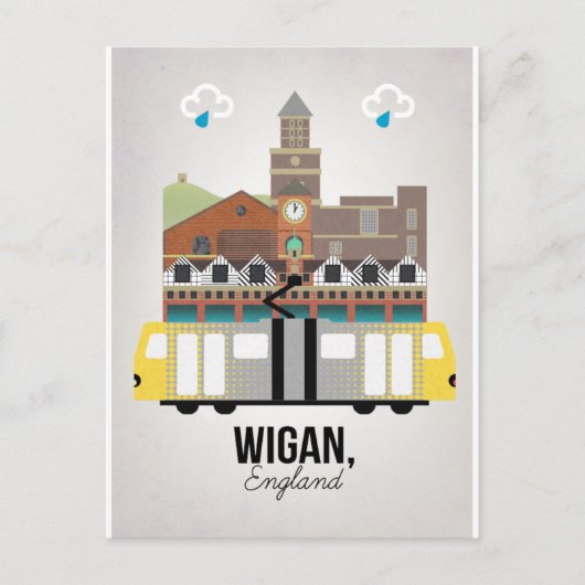 Carte Postale Wigan (Devant)