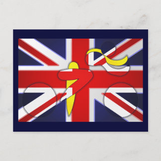 Carte Postale Wiggins Tour De France Champions Jaune Jersey