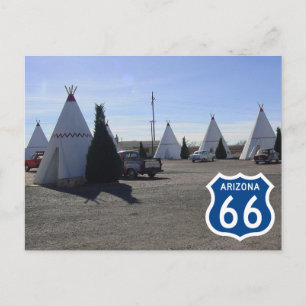 Carte Postale Wigwam Village Motel Route 66 Holbrook, Arizona Po