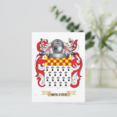 Carte Postale Wilcox Family Crest (Armoiries) (Debout devant)