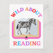 CARTE POSTALE WILD À PROPOS DE LA LECTURE (Devant)