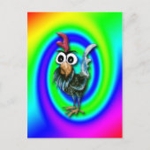 Carte postale Wild and Crazy Rooster (Devant)