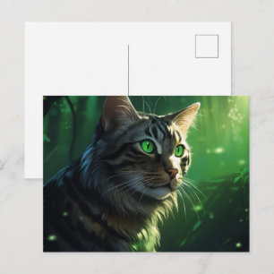 Carte postale Wild Cats in Action