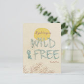 Carte Postale Wild & Free (Debout devant)