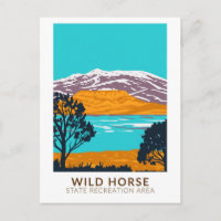Wild Horse State Recrerereation Area Nevada Vintag