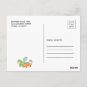 Carte Postale Wild One Dinosaur 1er Anniversaire Photo Invitatio (Dos)