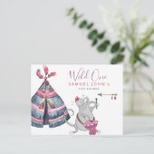 Carte Postale Wild One premier anniversaire drôle de fête de gar (Debout devant)