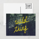 Carte Postale Wild Thing (Devant / Derrière)