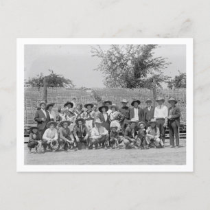 Carte Postale Wild West Performers, 29/05/1923