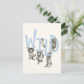 Carte Postale WILD | Wild Things et Max - Bleu (Debout devant)