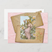 Carte Postale Wilde Rose Fairy Card (Devant / Derrière)