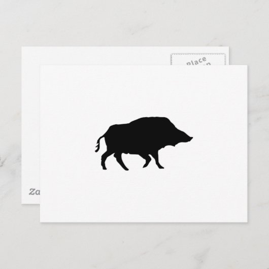 Carte Postale Wildschwein (Devant / Derrière)