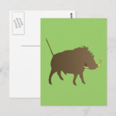 Carte Postale Wildschwein (Devant / Derrière)
