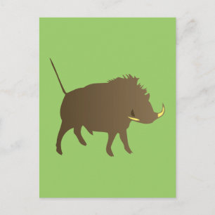 Carte Postale Wildschwein
