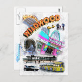 CARTE POSTALE WILDWOOD, NEW JERSEY (Devant / Derrière)