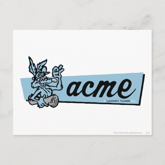 Carte Postale WILE E. COYOTE™ Acme 4 (Devant)
