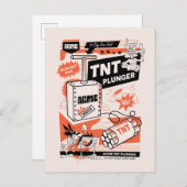 Carte Postale WILE E. COYOTE™ | ACME TNT Dynamite Plunger (Devant / Derrière)