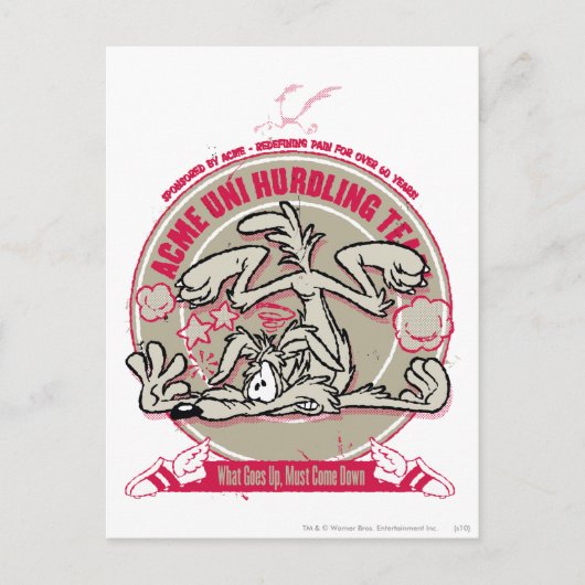 Carte Postale WILE E. COYOTE™ ACME Uni Hurdling Team (Devant)