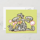 Carte Postale WILE E. COYOTE™ Atterrissage dur (Devant / Derrière)