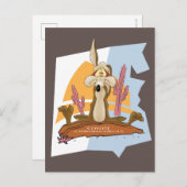 Carte Postale WILE E. COYOTE™ (Carnivore Sérieusement) (Devant / Derrière)