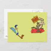 Carte Postale WILE E. COYOTE™ et ROAD RUNNER™ (Devant / Derrière)