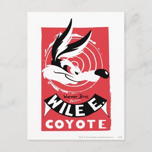 Carte Postale WILE E. COYOTE™ Warner Bros. Affiche (Devant)