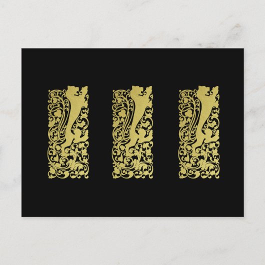 Carte Postale Will Bradley Heraldic Lion (Devant)