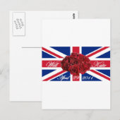 Carte Postale Will et Kate 2011 Limited Edition Commemorative (Devant / Derrière)