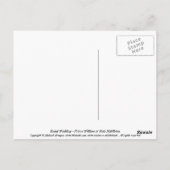 Carte Postale Will et Kate Mariage royal (Dos)