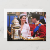Carte Postale Will et Kate Mariage royal (Devant / Derrière)