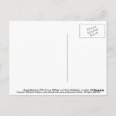 Carte Postale Will et Kate Mariage royal (Dos)