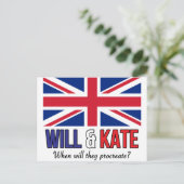 Carte Postale Will & Kate (Debout devant)