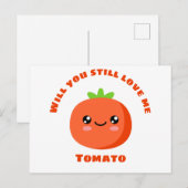 Carte Postale Will Love me Tomato (Devant / Derrière)