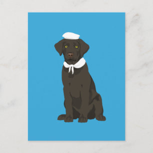 Carte Postale Will the Brown Labrador Retriever