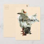 Carte Postale Will you Dance? (Devant / Derrière)