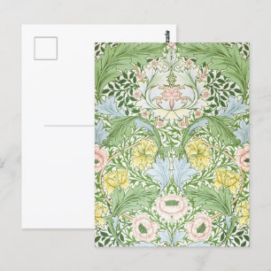 Carte Postale Willam Morris Myrtle Garden Floral Classic