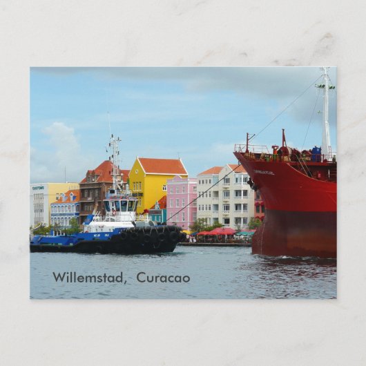 Carte Postale Willemstad, Curaçao (Devant)