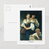 Carte Postale William-Adolphe Bouguereau #15 - Beaux-arts (Devant / Derrière)