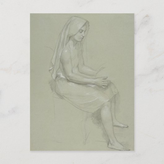 Carte Postale William-Adolphe Bouguereau (1825-1905) - Étude de  (Devant)