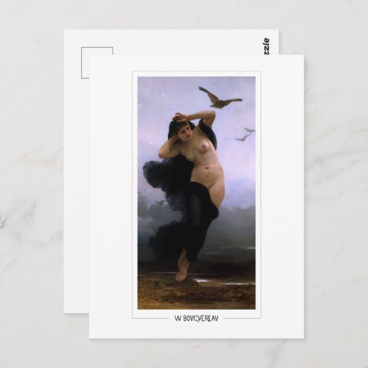 Carte Postale William-Adolphe Bouguereau #184 - Beaux-Arts (Devant / Derrière)