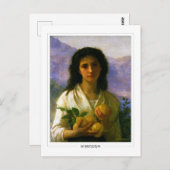 Carte Postale William-Adolphe Bouguereau #4 - Beaux-Arts (Devant / Derrière)