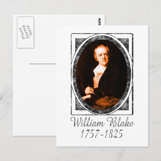 Carte Postale William Blake (Devant / Derrière)
