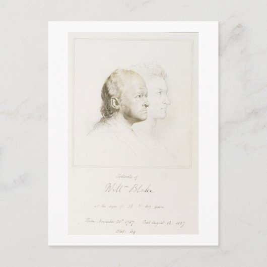 Carte Postale William Blake (1757-1827) dans Youth and Age (grap (Devant)