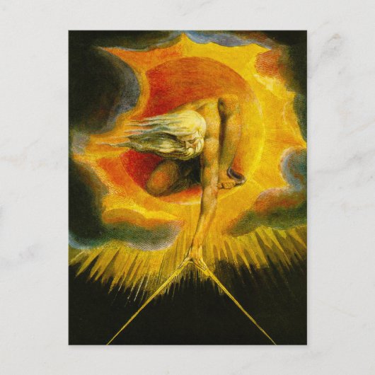 Carte Postale William Blake Ancien des jours (Devant)