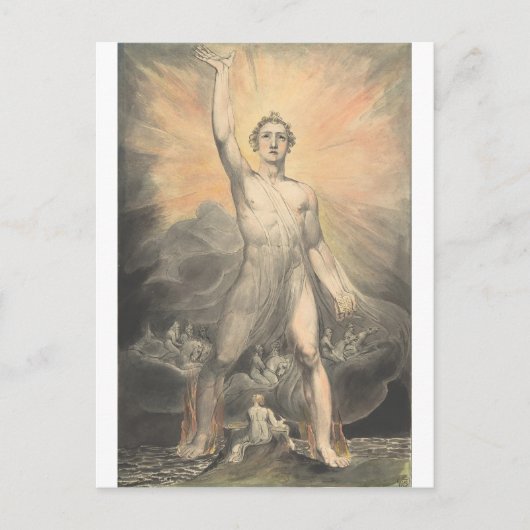 Carte Postale William Blake - Ange De La Révélation (Devant)