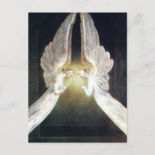 Carte postale William Blake Angels (Devant)