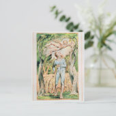 Carte Postale William Blake | Chansons d'Innocence; "le Piper", (Debout devant)