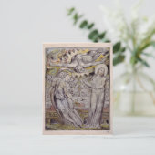 Carte Postale William Blake-Christ refusant le banquet de Satan (Debout devant)