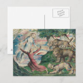 Carte Postale William Blake -Dante Courir des trois bêtes (Devant / Derrière)
