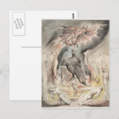 Carte Postale William Blake : Illustration La Nativité de Christ (Devant / Derrière)